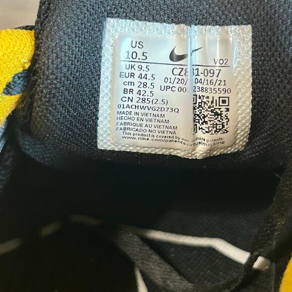 Nike Metcon 7 (CZ8281-097) Men’s Training Shoes Size 10.5 University Gold/Black